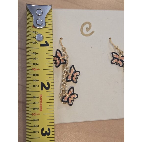 Lightshine Sea Gems Butterfly Dangle Earrings - Picture 4 of 4